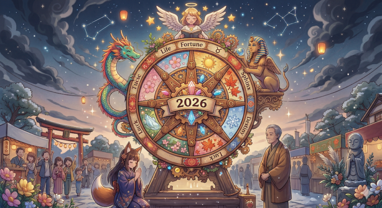 2026年 タロット イヤーカード 運命の輪｜意味・恋愛・仕事・過ごし方をやさしく解説