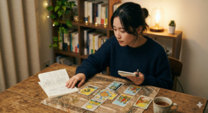 セルフタロット初心者ガイド｜一人で引いても当たらない理由と正確に読むための5つのコツ